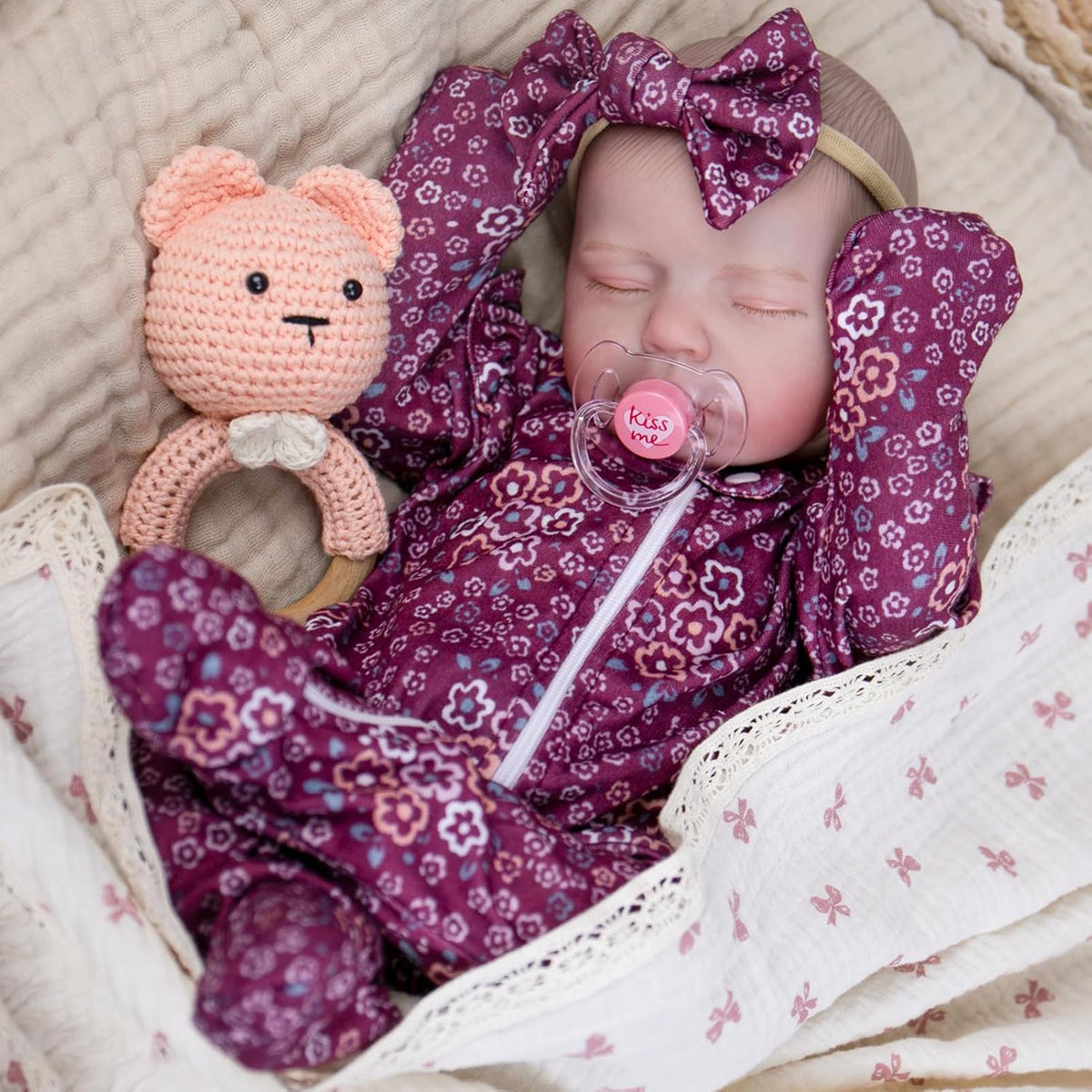 Aori - Muñecas de bebé Reborn de 20 pulgadas, muñeca realista reali...