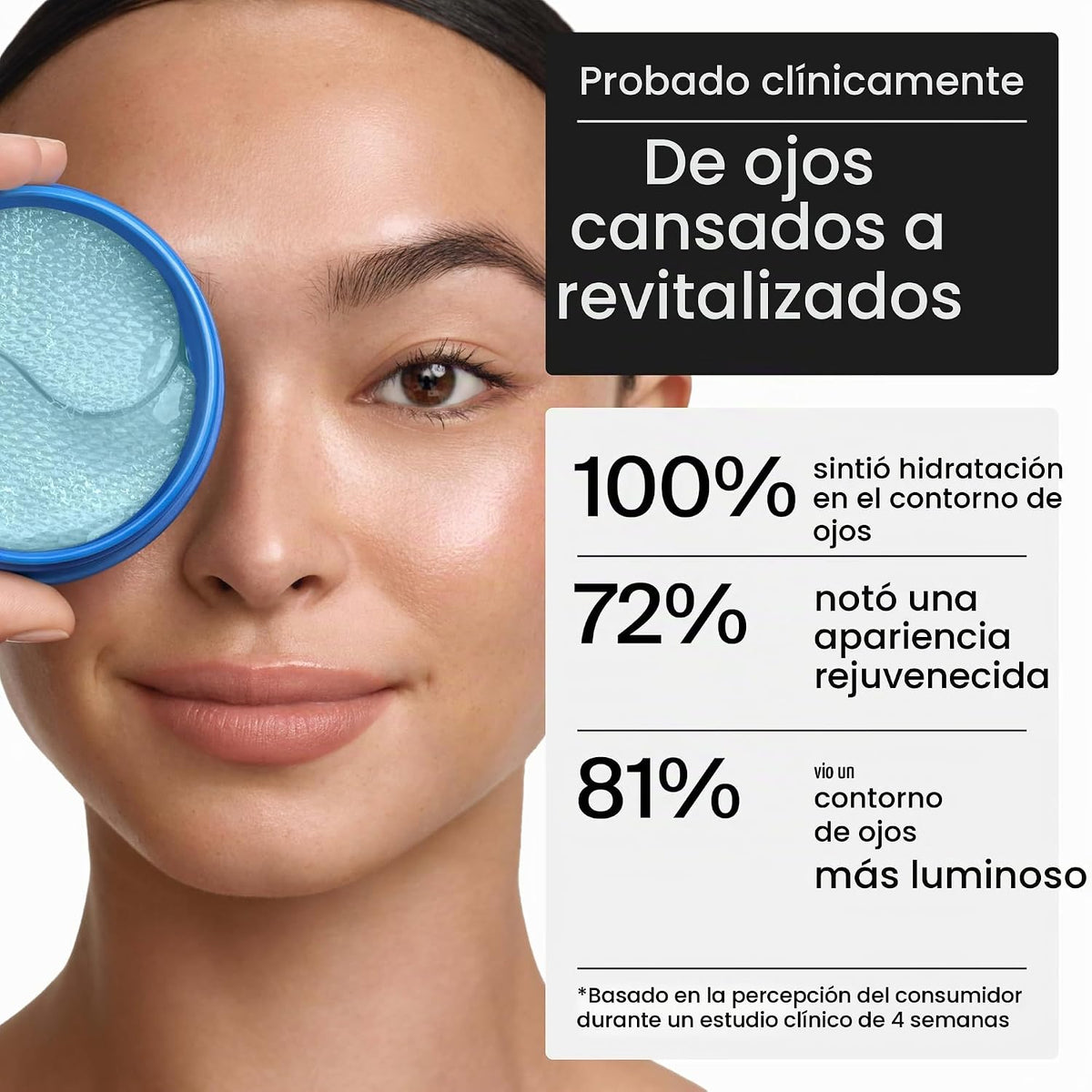 Neutrogena Hydro Boost - Parches para ojos de hidrogel, 10 pares, s...