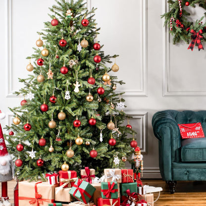 Adornos de bola de Navidad de 30 quilates, decoración de árbol de N...