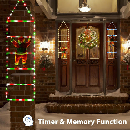 Toodour Luz LED de Navidad, luces decorativas de escalera de Navida...