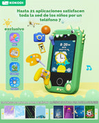KOKODI Juguetes inteligentes para niños, pantalla táctil, doble cám...