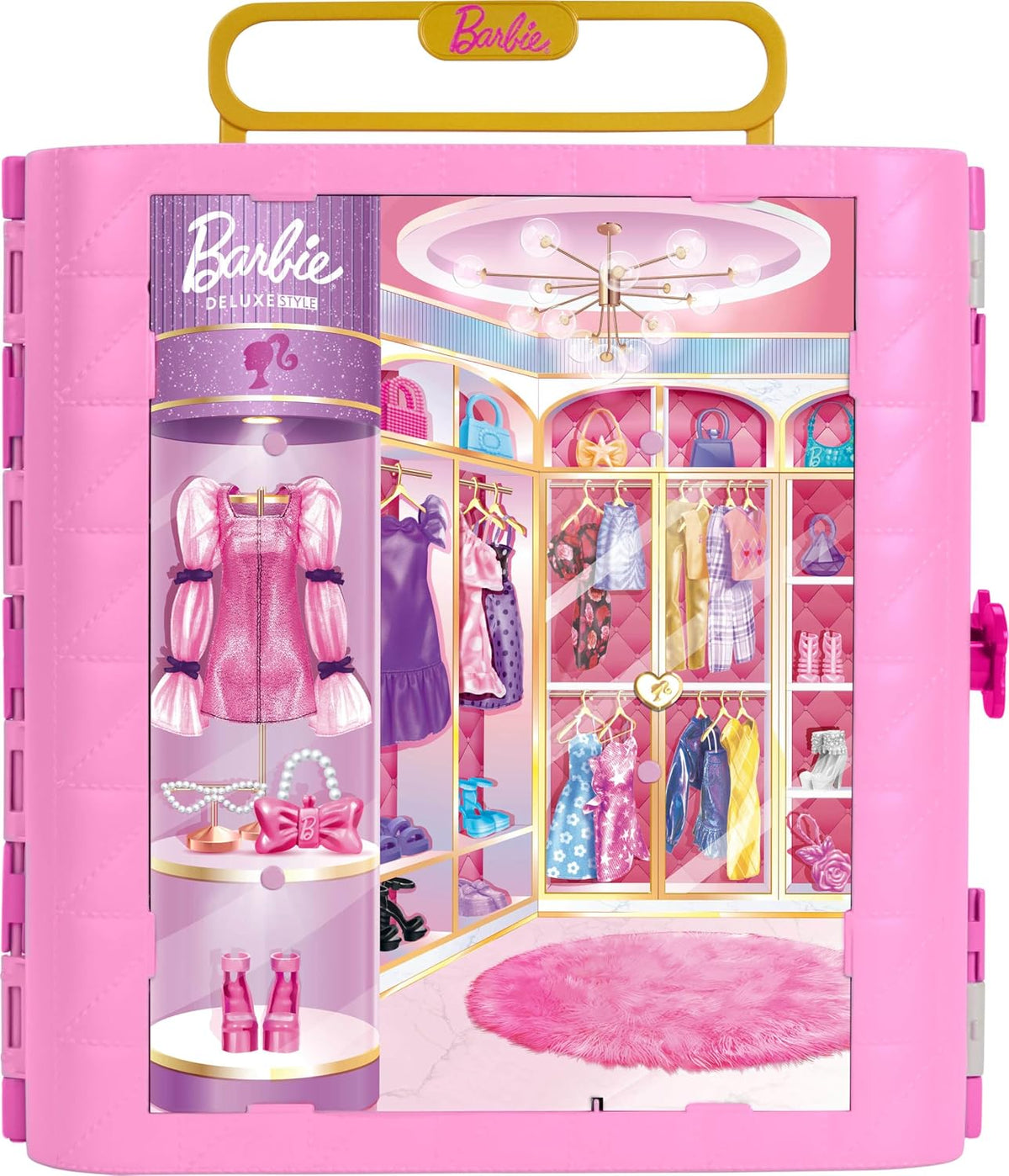 Barbie Spin &amp; Style - Juego de armario y vestidor, nuevo para 2...