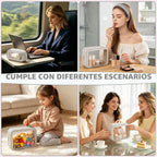 YOPCDJ Bolsas para pañales, Gris, Práctico: