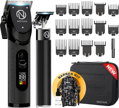 NOVAH Grooming - Cortapelo profesional para hombres, juego de corta...