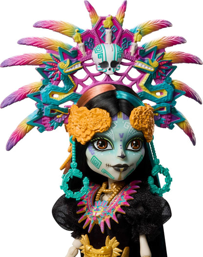 Muñeca Monster High, Skelita Calaveras Día de Muertos 2025, vestido...