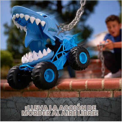 Monster Jam Chomping Megalodon RC Toy Monster Truck, escala 1:15 |...