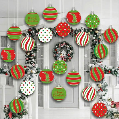 Barydat - 30 adornos grandes de bolas de Navidad, decoración de árb...
