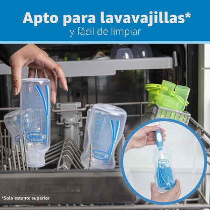 Dr. Brown's Opciones + Biberón de cuello ancho, 9 onzas | Clíni...