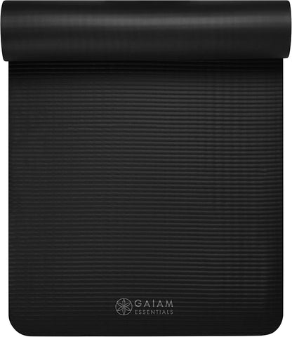 Gaiam Tapete de yoga grueso, esterilla de ejercicio y fitness con c...