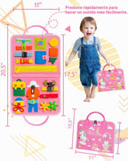 Exorany Busy Board - Juguetes Montessori para niñas y niños pequeño...