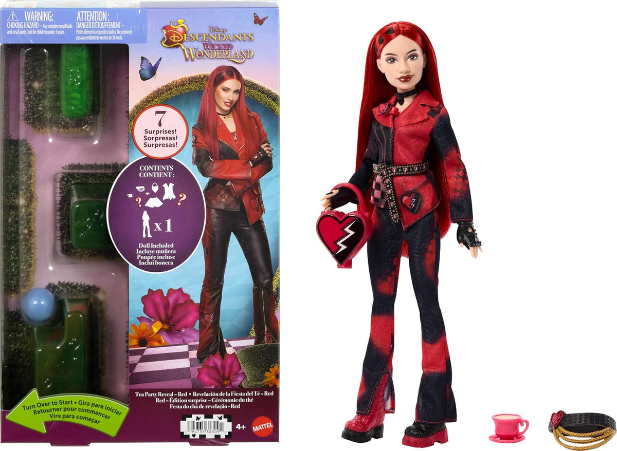 Mattel Disney Descendants: Wicked Wonderland Tea Party Reveal con 7...
