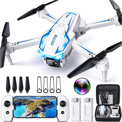 Vehículos aéreos no tripulados para niños, dron con cámara, cuadric...