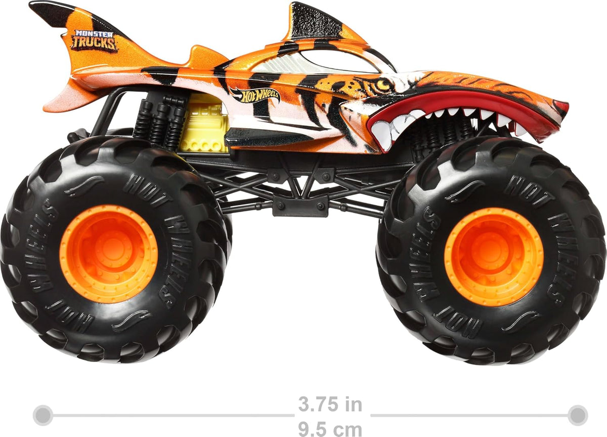 Hot Wheels Monster Trucks, camión monstruo de gran tamaño, camión d...