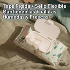 The Honest Company - Toallitas limpiadoras para bebé con 99% de agu...