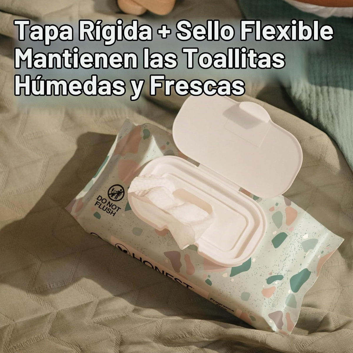 The Honest Company - Toallitas limpiadoras para bebé con 99% de agu...