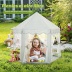 Monobeach - Tienda de princesa para niñas, castillo grande de celad...