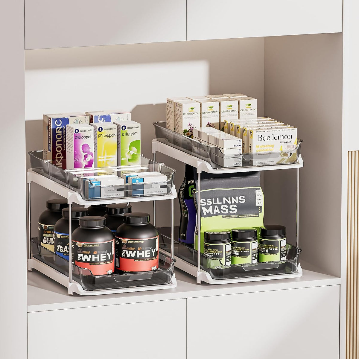 Delamu Organizadores y Almacenamiento Multiusos para Baño Debajo de...
