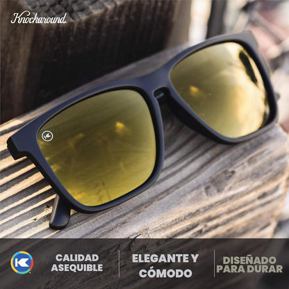 Knockaround Gafas de sol polarizadas cuadradas para hombres y mujer...