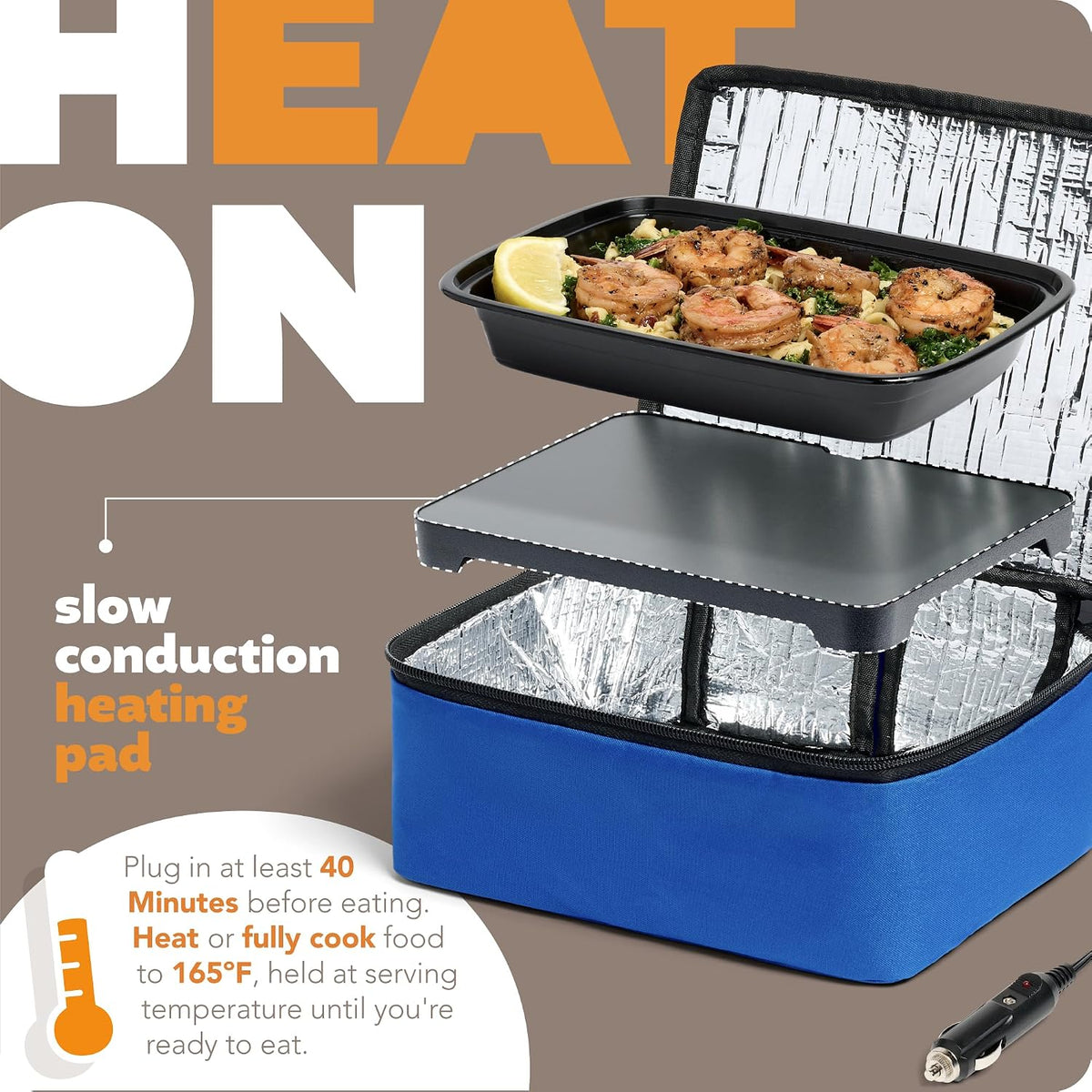 HOTLOGIC - Mini lonchera eléctrica portátil, calentador de alimento...