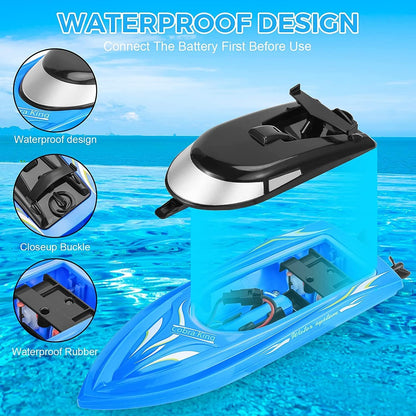 Lumiparty Paquete de 4 botes a control remoto, barcos de control re...