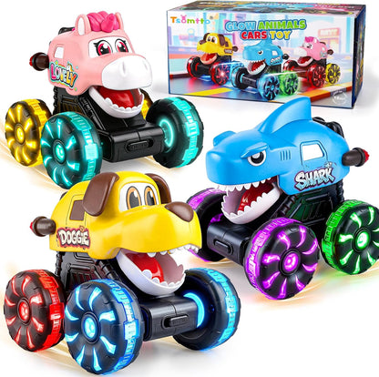 Tsomtto Press and Go Cars Monster Truck Animal Cars Juguetes para n...