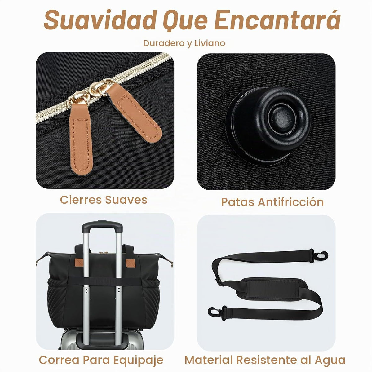 Tonyeee Bolsa de pañales, bolso grande del hospital del bebé para l...