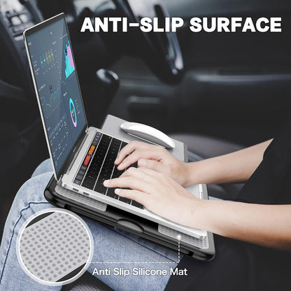 AboveTEK Escritorio portátil para laptop con bandeja retráctil para...