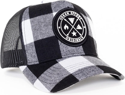 Urban Effort Trucker Hat para hombre – Gorra de béisbol con parte t...