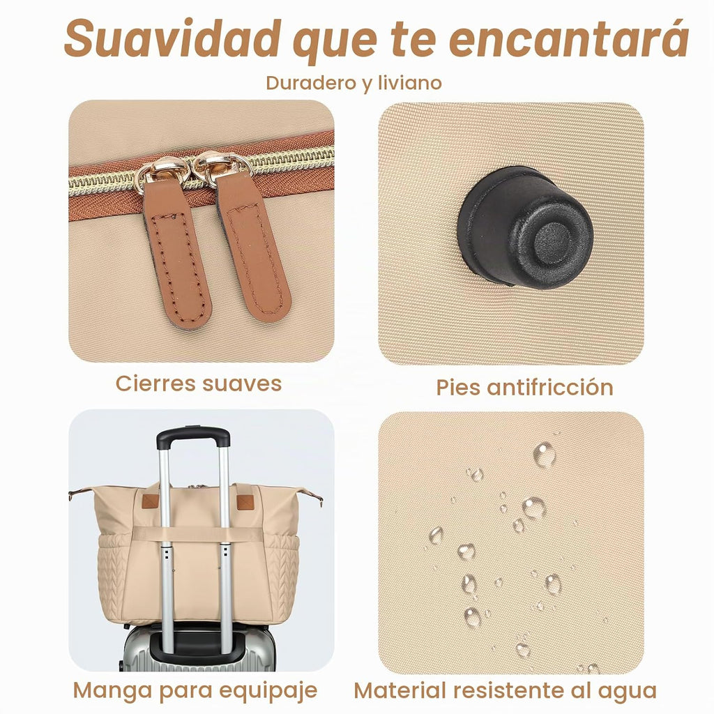 Tonyeee Bolsa de pañales, bolsa grande para pañales para bebé, impe...