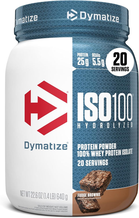 Dymatize Proteína en polvo ISO100, 100% aislado de suero de leche |...