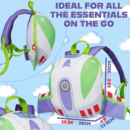 Disney Mochila de Toy Story para niños y niñas pequeños Buzz Lighty...