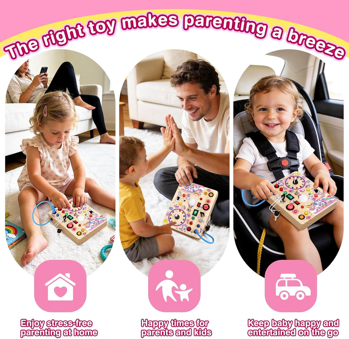 Grarain - Tabla de actividades para niños pequeños \u2013 Juguete e...
