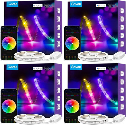 Govee RGBIC - Tira de luz LED Alexa de 16.4 pies, luces LED intelig...