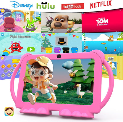 PEICHENG Tableta para niños de 7 pulgadas, Android 12.0 para niños,...