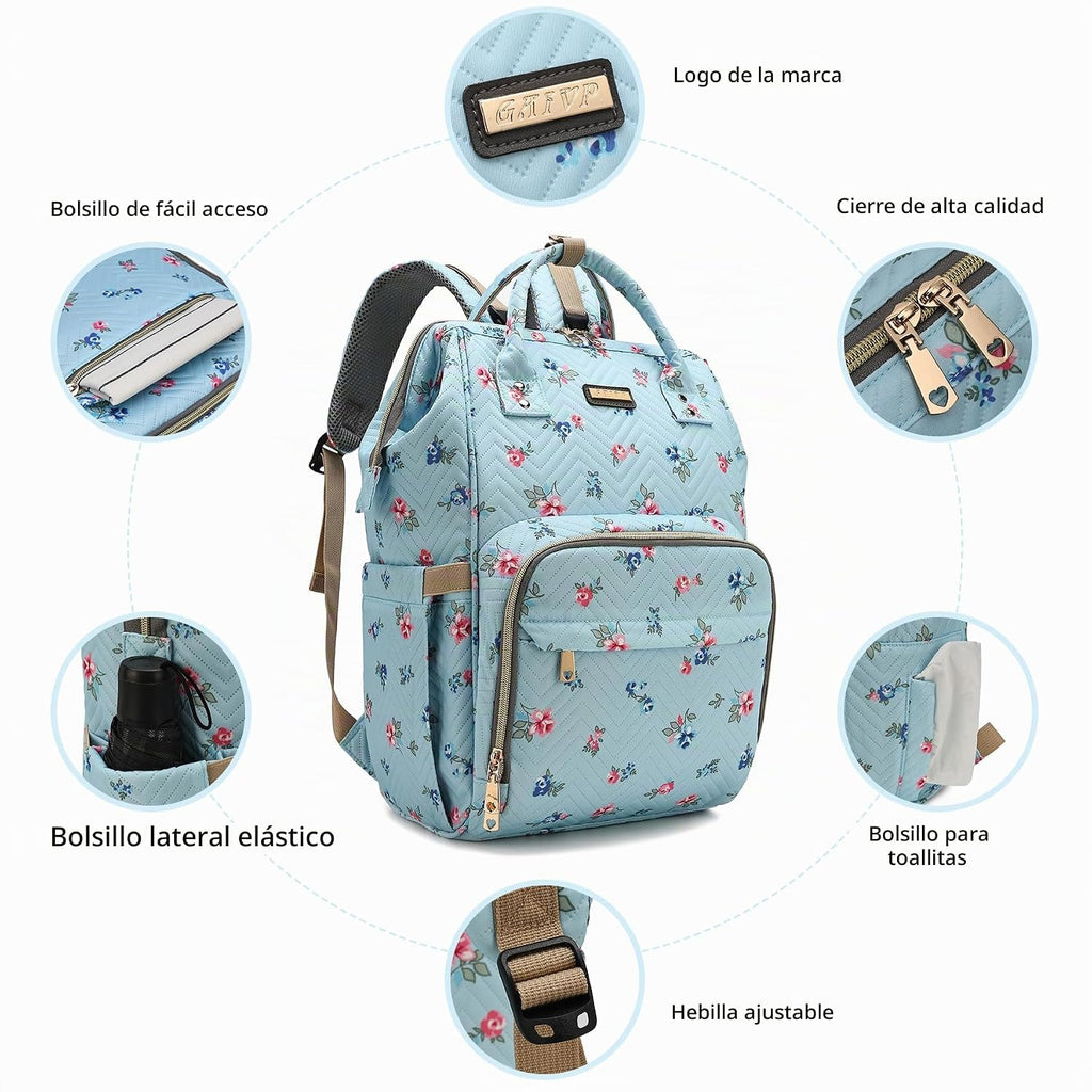 GAIVP - Mochila para pañales, bolsas de pañales para bebés, niñas y...