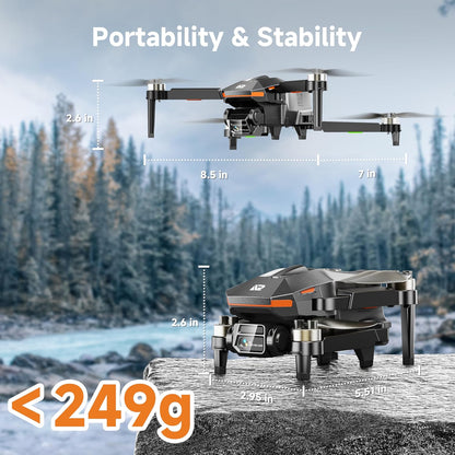 PLEGBLE Drones con cámara para adultos 4K, dron FPV para principian...