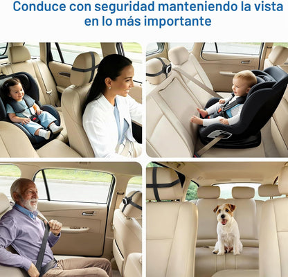 VTech Cámara de coche para bebé para asiento trasero, visor de mont...