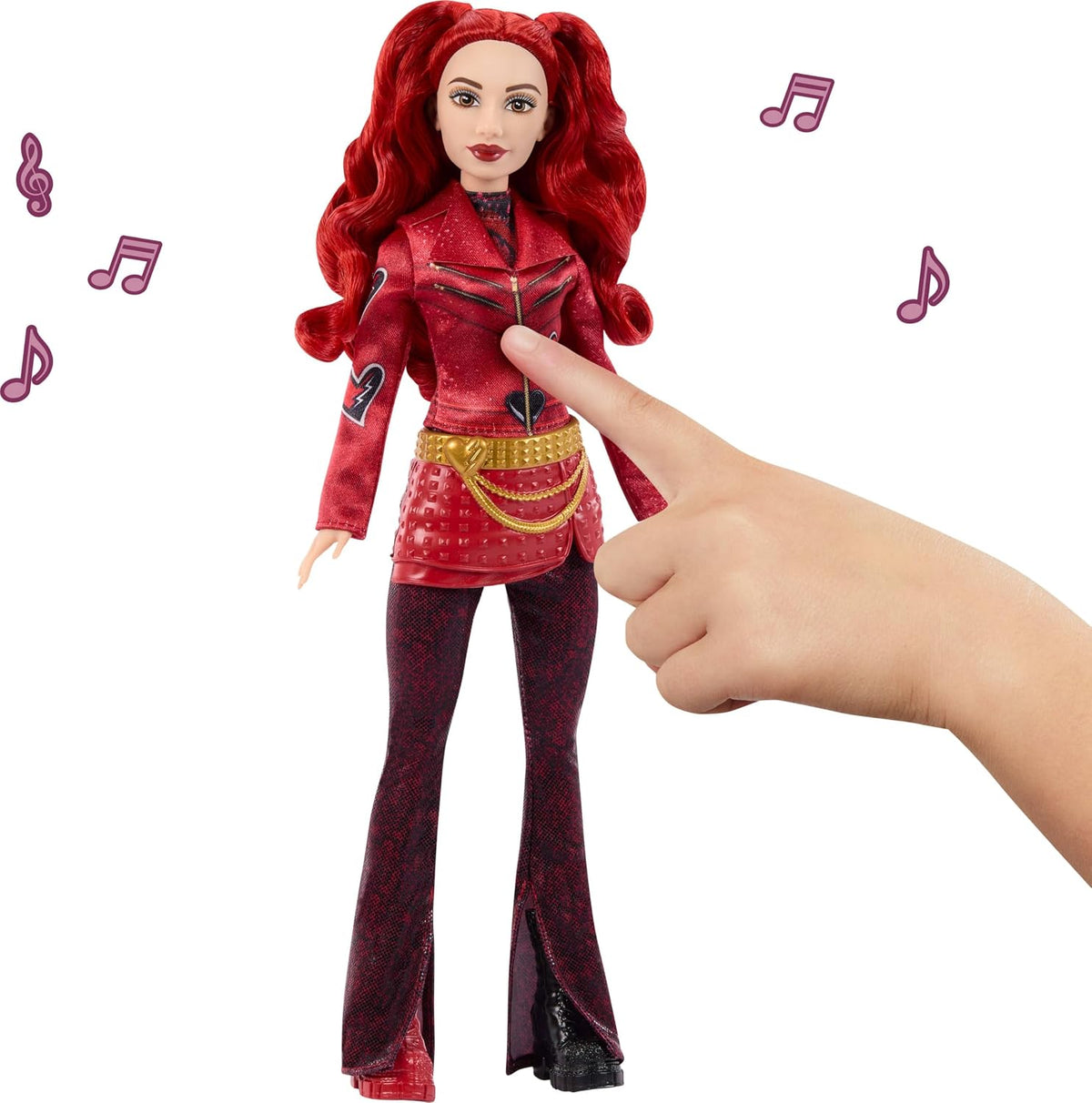 Mattel Disney Descendants: Wicked Wonderland - Muñeca roja cantando...