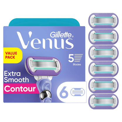 Gillette Venus Deluxe Smooth Swirl Recambios de cuchillas de afeita...