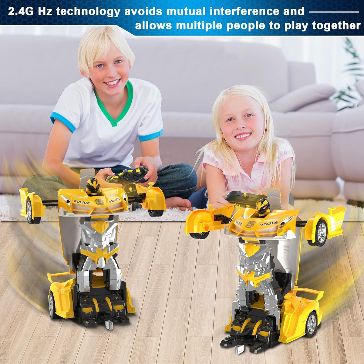 FDJ Automóvil a control remoto \u2013 Robot de automóvil transforma...