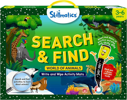 Skillmatics Buscar y encontrar animales - Actividad de aprendizaje...