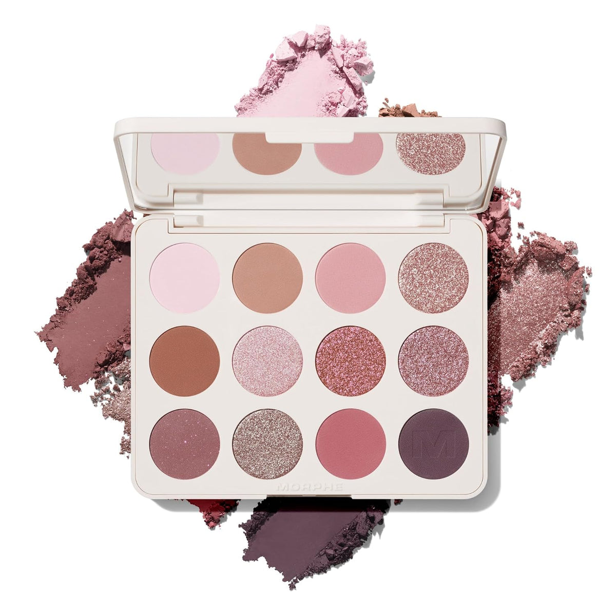 Morphe ChromaPlus Paleta de sombras de ojos de 12 bandejas, maquill...