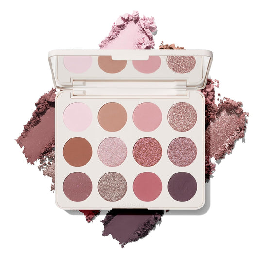 Morphe ChromaPlus Paleta de sombras de ojos de 12 bandejas, maquill...