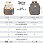 Parker Baby Co. - Mochila para pañales con cambiador, color salvia...