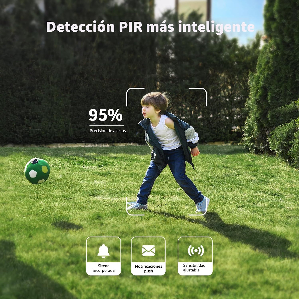 SEHMUA Cámaras de seguridad solares 2K inalámbricas para exteriores...
