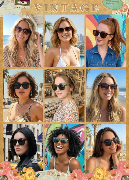 FIMILU 2 paquetes de gafas de sol para mujer, lentes polarizadas co...
