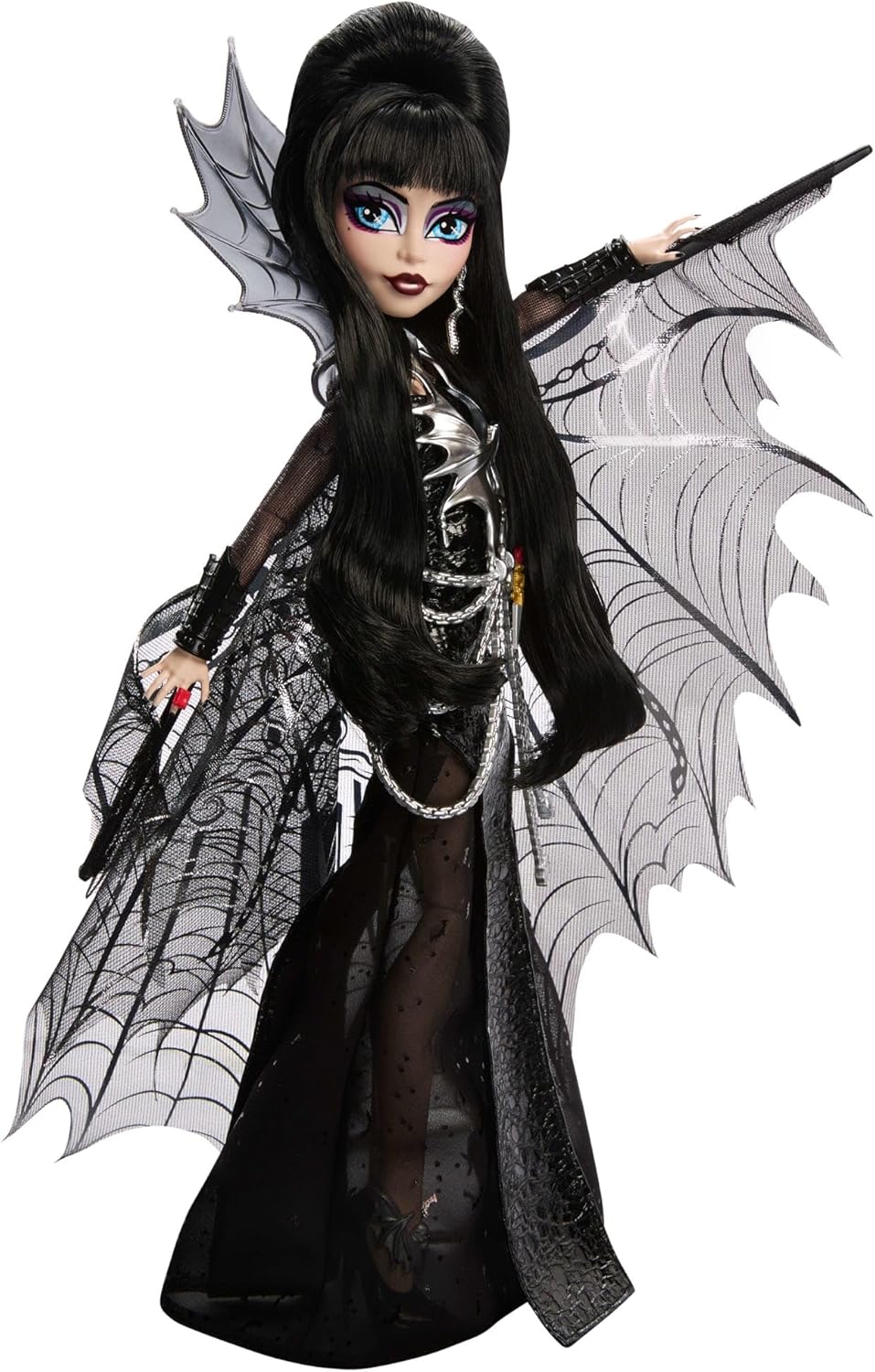 Monster High Skullector Elvira, amante de la muñeca oscura | Elvira...