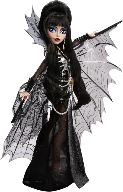 Monster High Skullector Elvira, amante de la muñeca oscura | Elvira...