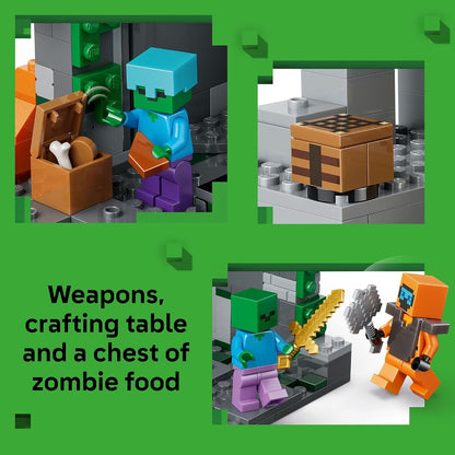 LEGO Minecraft Zombie Dungeon 21587 | Juguetes de construcción para...