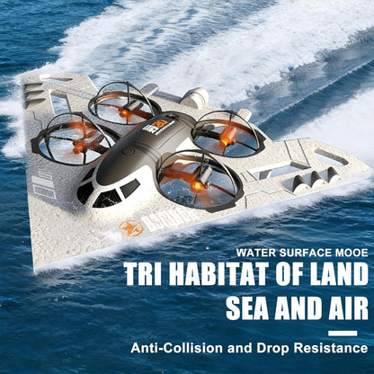 Virellia Drone RC 3 en 1 para Land Sea Air, avión de control remoto...